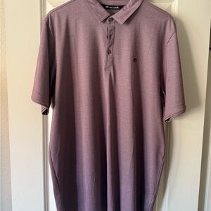 Travis Mathew Purple Polo Shirt Classic Design
